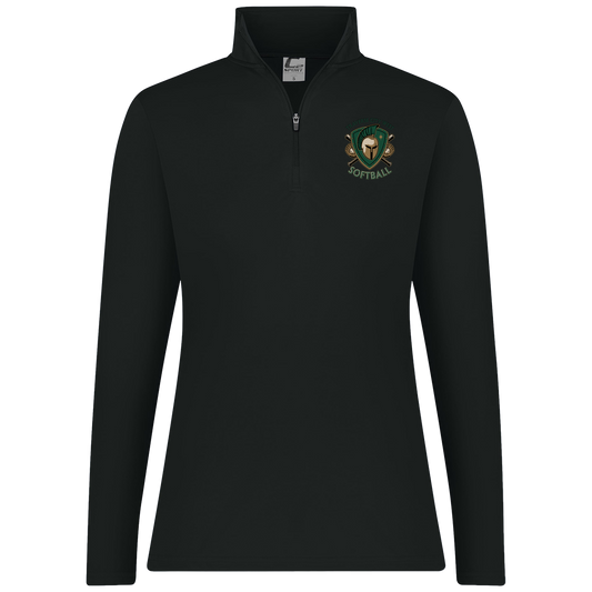 tc-titans-titan-crest-2-c2-womens-1-4-zip-pullover — Black — Front — source sha256 2a8029432198a0ff772521782f61cb787f9e0782f51dada91c9e6b68230b62fd — Color position 1