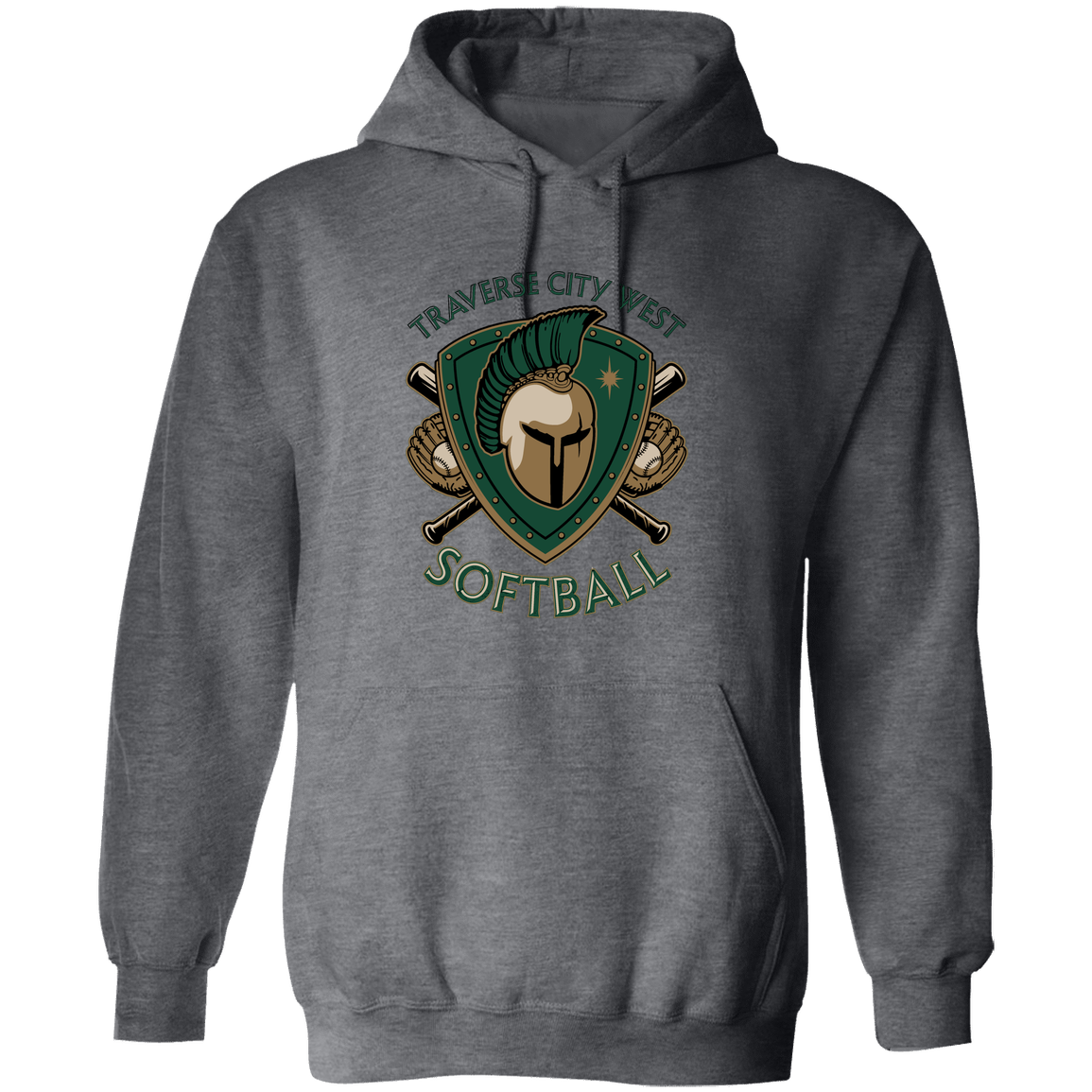 tc-titans-titan-crest-2-gildan-pullover-hoodie — Dark Heather — Front — source sha256 2e45c74f43aabc4df2d9470f16eea2eaa15f9c6dd0e4a89e729f7ae259a2876b — Color position 6