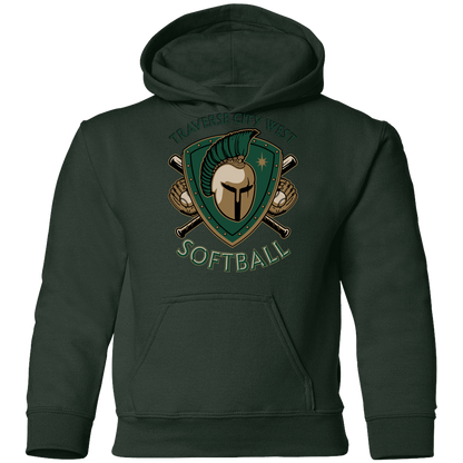 tc-titans-titan-crest-2-gildan-youth-pullover-hoodie — Forest Green — Front — source sha256 3635da1d15761a93d1cf11ec6b11e38c5c334e4d999d1d57e3b3e2a0bbbb452b — Color position 5