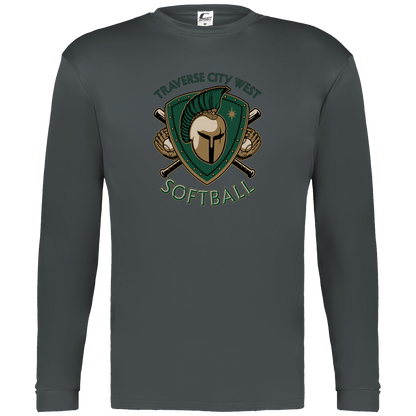 tc-titans-titan-crest-2-c2-mens-performance-long-sleeve-tee — Graphite — Front — source sha256 5ba5d8776f9331ac6d117bdb0c45979a84485cccd67644f332784f1bb7b6c6ea — Color position 2