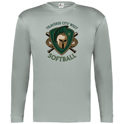 tc-titans-titan-crest-2-c2-mens-performance-long-sleeve-tee — Silver — Front — source sha256 90a01bfe8d03ff90a693e870b53c2082c515c4448fe3f7717bd0b0ca97e023d0 — Color position 3