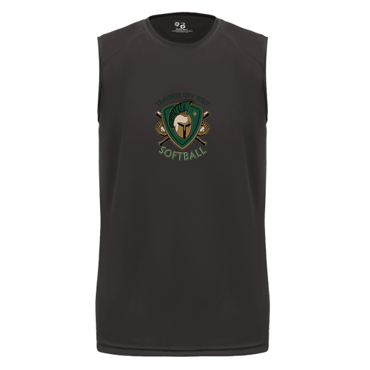tc-titans-titan-crest-2-badger-b-core-sleeveless-performance-tee — Black — Front — source sha256 b26df364d285eaf1ec65264a3b3ed39ff243a038292ae5062596fe7bdd38bfcf — Color position 1
