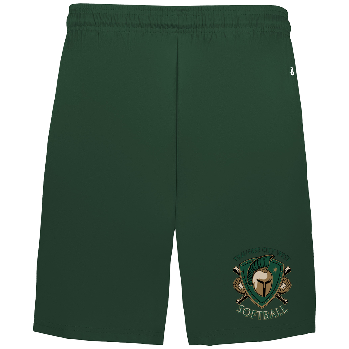 tc-titans-titan-crest-2-badger-adult-b-core-7-inch-short-with-pockets — Forest — Front — source sha256 d65ba37948d9f81f8fdee5b956676bb4256b9a8cbe2164c68a1dc875eeee921c — Color position 4