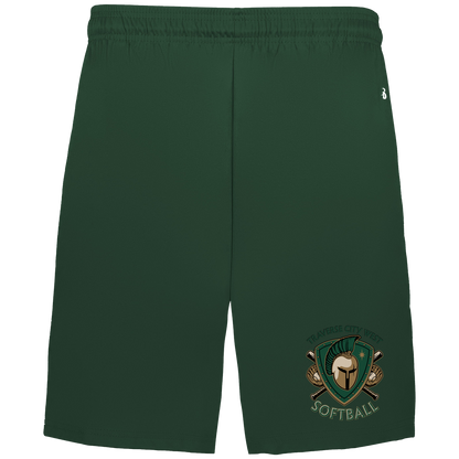 tc-titans-titan-crest-2-badger-adult-b-core-7-inch-short-with-pockets — Forest — Front — source sha256 d65ba37948d9f81f8fdee5b956676bb4256b9a8cbe2164c68a1dc875eeee921c — Color position 4