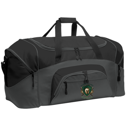 tc-titans-titan-crest-2-port-company-sport-duffel — Dark Charcoal/Black — Front — source sha256 ed5bf8dddb5e2c68d7399e2dd340fe9dc3332cf64fc49cb017899419c177935b — Color position 2