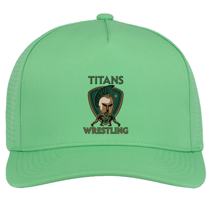 tc-titans-titan-crest-pacific-headwear-weekender-perforated-snapback-cap — Green — Front — source sha256 214160748076a2d79bfbfadfc8cb253ed2221fe0a005326d3d32230aa8c5fadc — Color position 8
