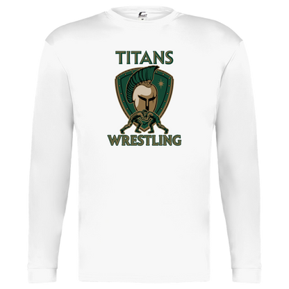 tc-titans-titan-crest-c2-kids-performance-long-sleeve-tee — White — Front — source sha256 308929118cd28011d76a826a826e5cee9aab535df0788f6b3b92fbdf2a471222 — Color position 4