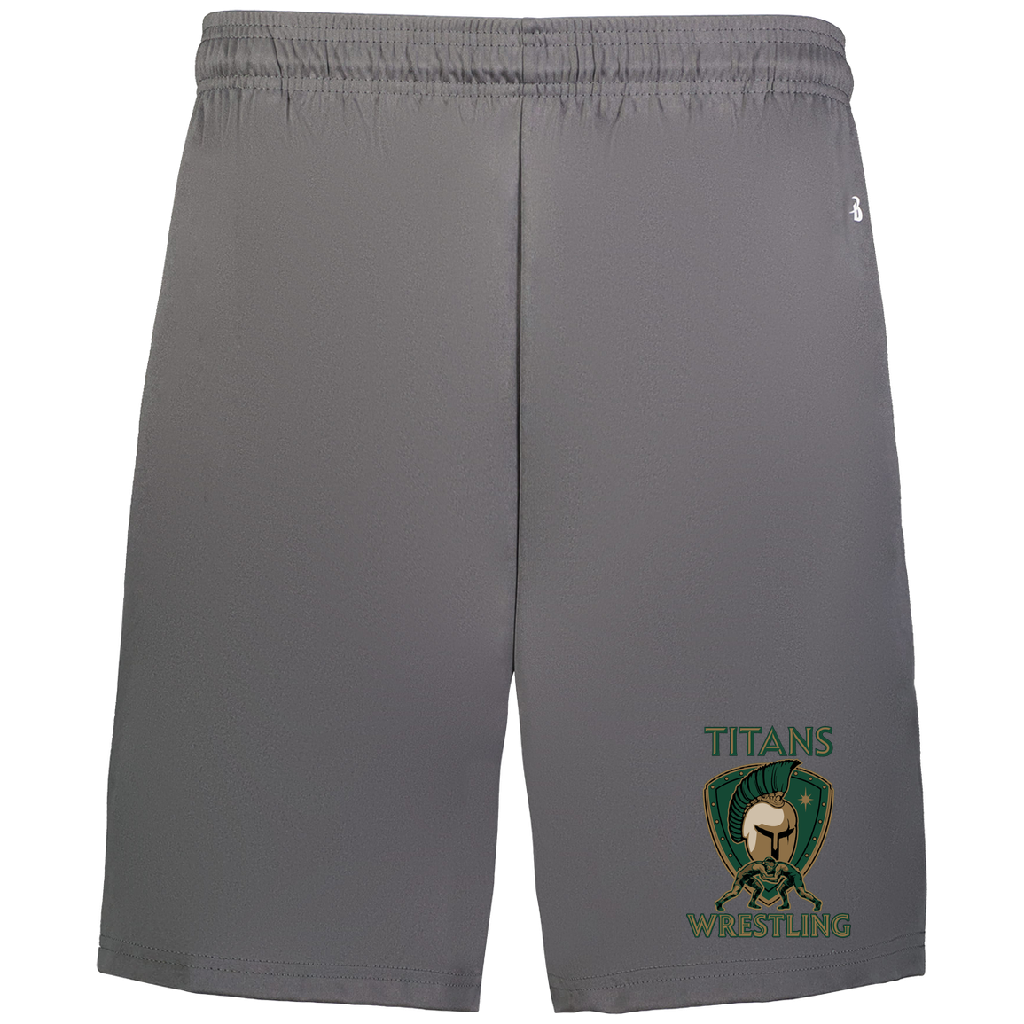 tc-titans-titan-crest-badger-adult-b-core-7-inch-short-with-pockets — Graphite — Front — source sha256 41d5b29982b448ad838ec31988ed51aacfa0c2bec967058564e489fe49290e92 — Color position 2