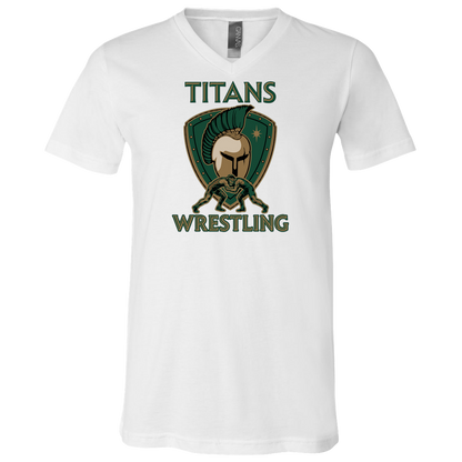 tc-titans-titan-crest-bella-canvas-unisex-jersey-ss-v-neck-t-shirt — White — Front — source sha256 41fbff657a465ea109483f920c94a0c1811f2c1cde7336ddbf6d1854c296372a — Color position 1
