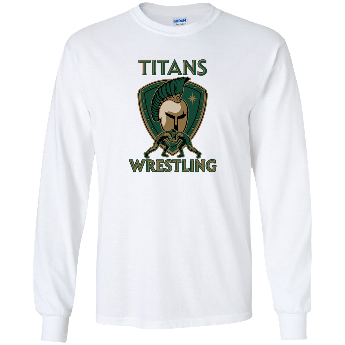 tc-titans-titan-crest-gildan-youth-ls-t-shirt — White — Front — source sha256 4c965e8272fbe3512c9a3b32e54554002b238def2459ad4f2985ef2800168d2b — Color position 2
