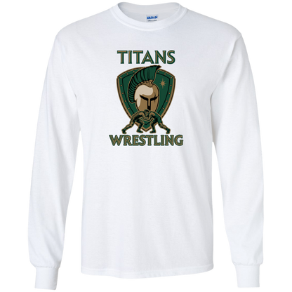 tc-titans-titan-crest-gildan-youth-ls-t-shirt — White — Front — source sha256 4c965e8272fbe3512c9a3b32e54554002b238def2459ad4f2985ef2800168d2b — Color position 2