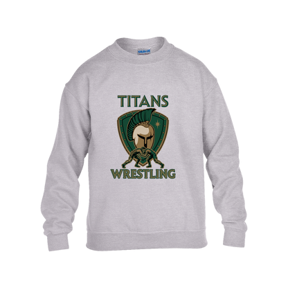 tc-titans-titan-crest-gildan-kids-heavy-blend-fleece-crew — Grey — Front — source sha256 84c33b2eba2691b1a29ab6a155295e973b9b78c607c99d3e99cb6a60d2819fe9 — Color position 3