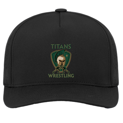 tc-titans-titan-crest-pacific-headwear-weekender-perforated-snapback-cap — Black — Front — source sha256 9a23415d2e11ecd3a2833c167570c394d00f8caaee98207b109f37eb802c6911 — Color position 2