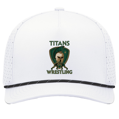 tc-titans-titan-crest-pacific-headwear-weekender-perforated-snapback-cap — White/Black — Front — source sha256 dbf8dd7ec507f08cd9b5f30f4d80906b56ef8e335ed1634a3aa84bfe2ae0c85c — Color position 7