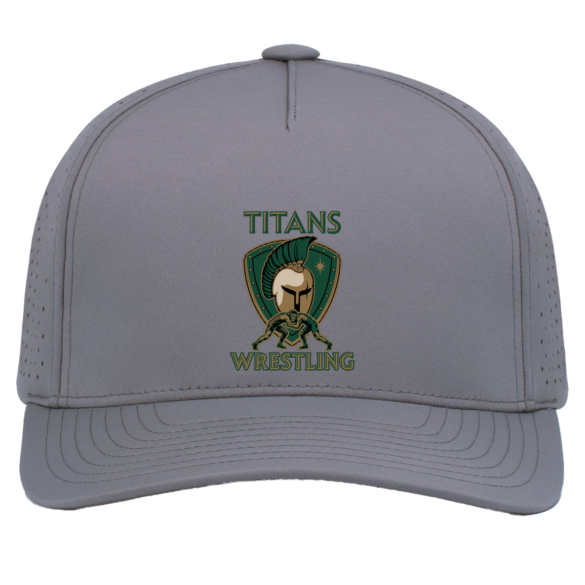 tc-titans-titan-crest-pacific-headwear-weekender-perforated-snapback-cap — Graphite — Front — source sha256 dca71c475a5e44c1be133668af7f323ea92d770b15bf56d4b42f8ff0cfd48727 — Color position 4