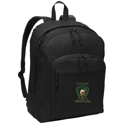 tc-titans-titan-crest-port-authority-basic-backpack — Black — Front — source sha256 f31baae42dc7bc038a193d52f0bfb454e092e254c15f8255f73192000c4103d3 — Color position 1