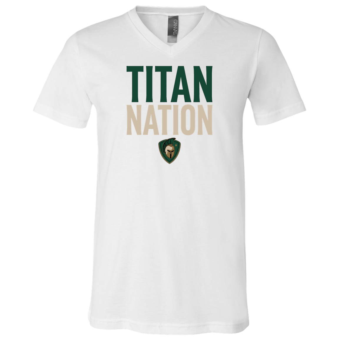 tc-titans-titan-nation-bella-canvas-unisex-jersey-ss-v-neck-t-shirt — White — Front — source sha256 09314a03632a8bb8e0cda631877f21ebc6588e926fe6fe3db8fc8a1bca18de99 — Color position 1