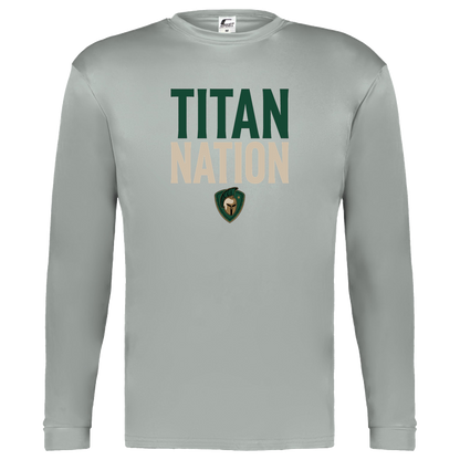 tc-titans-titan-nation-c2-kids-performance-long-sleeve-tee — Silver — Front — source sha256 09df30442b22c397c7d63b68e970d2e9b1fa8c66df679e6c5abcb7d9877659a3 — Color position 3