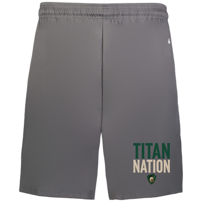 tc-titans-titan-nation-badger-adult-b-core-7-inch-short-with-pockets — Graphite — Front — source sha256 15bf22f102cd57262e9b9c0f0d3db66b785d7098ce5d81cbc5f3a528e15b1ae2 — Color position 2
