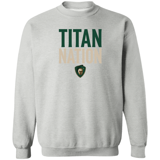 tc-titans-titan-nation-gildan-crewneck-pullover-sweatshirt — Sport Grey — Front — source sha256 1e7191dd23d82397bed8de70c53d51bdd34be5062cf091a9a2f83ade6eec9849 — Color position 1