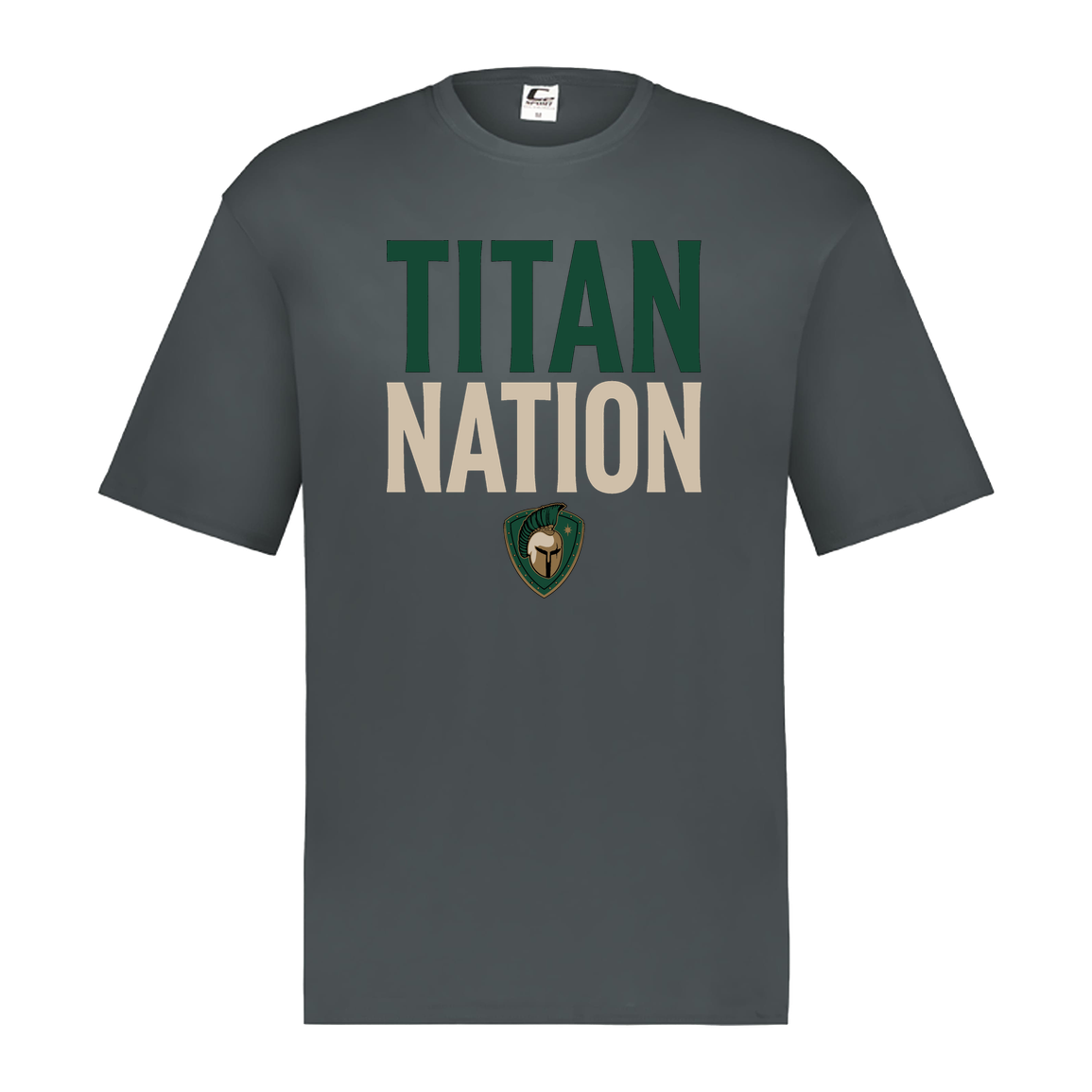 tc-titans-titan-nation-c2-mens-performance-short-sleeve-tee — Graphite — Front — source sha256 28c26fe7bf12cc8df715cae5e37bdc588650e51c8d95a499e845231e81dc4e66 — Color position 2