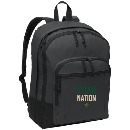 tc-titans-titan-nation-port-authority-basic-backpack — Dark Charcoal — Front — source sha256 29ead541e83ca2c3bbf87e8e3fab8a1394b9cf81a3022c3caf5368ab9a6e7f5a — Color position 2