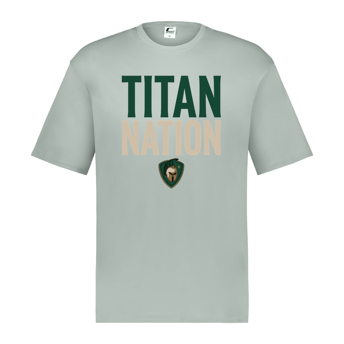 tc-titans-titan-nation-c2-mens-performance-short-sleeve-tee — Silver — Front — source sha256 3c613dcf4ae032913def8e6a435ae73b1317afcc80bb0fc27e2121cfb89d525d — Color position 3