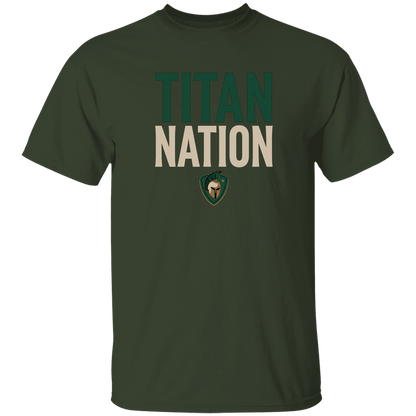 tc-titans-titan-nation-gildan-youth-5-3-oz-100-cotton-t-shirt — Forest — Front — source sha256 4e3046cad0f324b6d55a327b00128bbb3fe702b23e9b8bd3286c542123d1accb — Color position 6