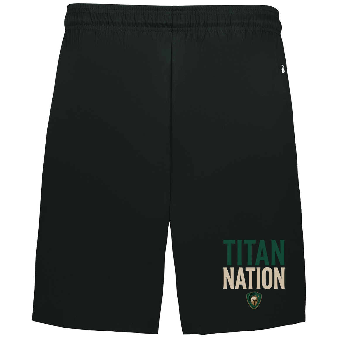 tc-titans-titan-nation-badger-adult-b-core-7-inch-short-with-pockets — Black — Front — source sha256 532247cb7a2839af4558581f63339e7a97be943b45e7d8917a53b4e307988cb7 — Color position 1