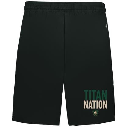 tc-titans-titan-nation-badger-adult-b-core-7-inch-short-with-pockets — Black — Front — source sha256 532247cb7a2839af4558581f63339e7a97be943b45e7d8917a53b4e307988cb7 — Color position 1