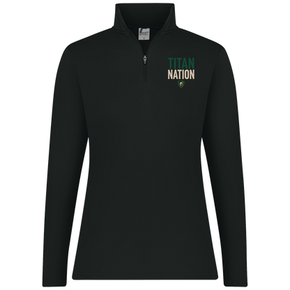tc-titans-titan-nation-c2-womens-1-4-zip-pullover — Black — Front — source sha256 621a29d828e69e6b1fc4604a83287e5c6d69f6ab036111a722e06a2fa78717fb — Color position 1