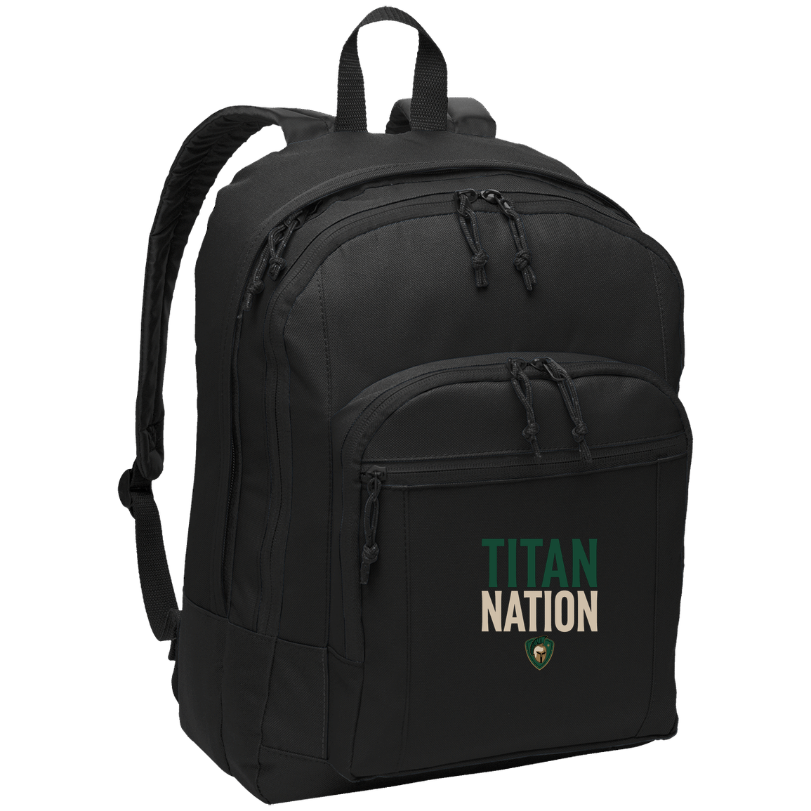 tc-titans-titan-nation-port-authority-basic-backpack — Black — Front — source sha256 62c88997a5d5cf3b134b92f947aedeba330d3b9c1a3e1f9421f00b2e68e2d92c — Color position 1