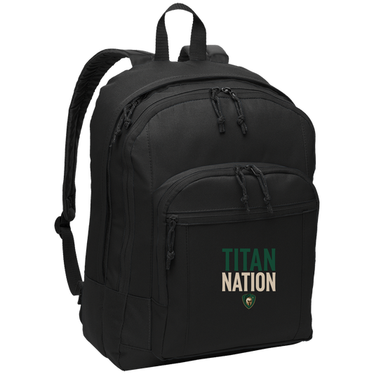 tc-titans-titan-nation-port-authority-basic-backpack — Black — Front — source sha256 62c88997a5d5cf3b134b92f947aedeba330d3b9c1a3e1f9421f00b2e68e2d92c — Color position 1