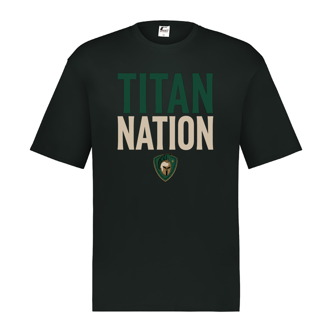 tc-titans-titan-nation-c2-mens-performance-short-sleeve-tee — Black — Front — source sha256 69e89691f7c2c71fd2ec6fad040cab562b99addfc8e4a88c3ec2108438b0a5d7 — Color position 1