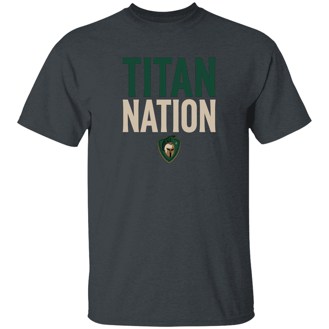 tc-titans-titan-nation-gildan-youth-5-3-oz-100-cotton-t-shirt — Dark Heather — Front — source sha256 90eabc24e164064e47972dfcd96b9652e0806f82319466422187163ff2ff1b64 — Color position 4