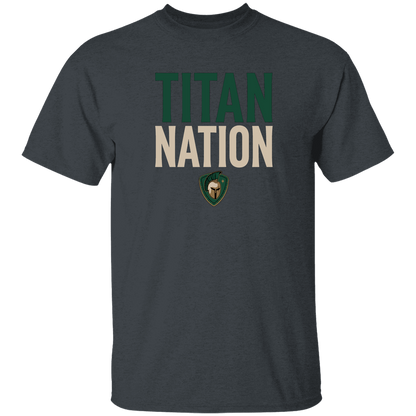 tc-titans-titan-nation-gildan-youth-5-3-oz-100-cotton-t-shirt — Dark Heather — Front — source sha256 90eabc24e164064e47972dfcd96b9652e0806f82319466422187163ff2ff1b64 — Color position 4
