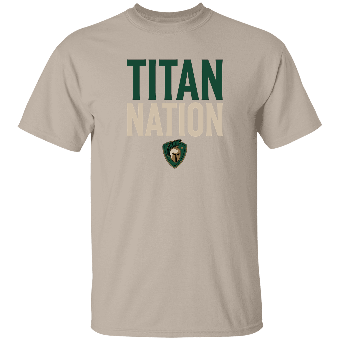 tc-titans-titan-nation-gildan-5-3-oz-t-shirt — Sand — Front — source sha256 91a2026f9cbe74422d7ae31c2e785c8b9a5607276bedb534ac09ab223e50e9d3 — Color position 1
