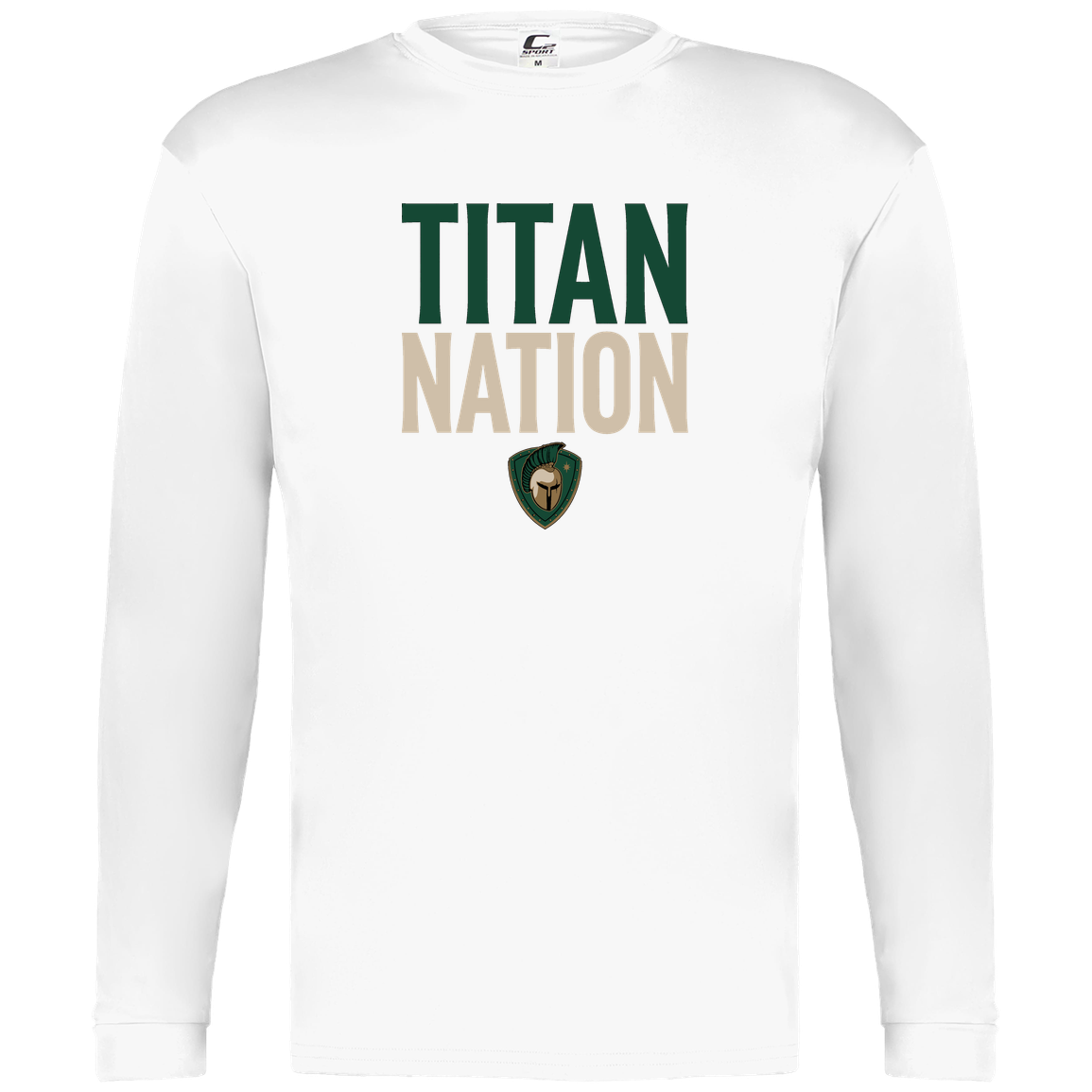 tc-titans-titan-nation-c2-mens-performance-long-sleeve-tee — White — Front — source sha256 951a709493c5c39d61017434cd1e4367a4bd8b874cdec3f866404f2676d4531d — Color position 4