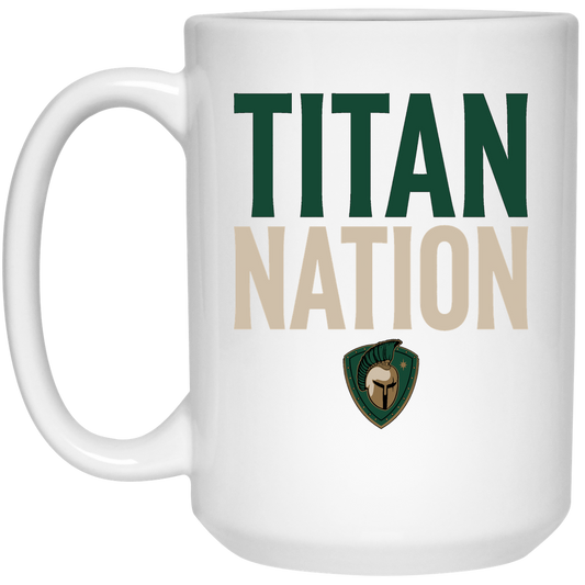 tc-titans-titan-nation-15oz-white-mug — White — Front — source sha256 ac1b61f8b5616d820708b966795772ca3fbe9f5828d326ea9a6c24bbb99c74c7 — Color position 1