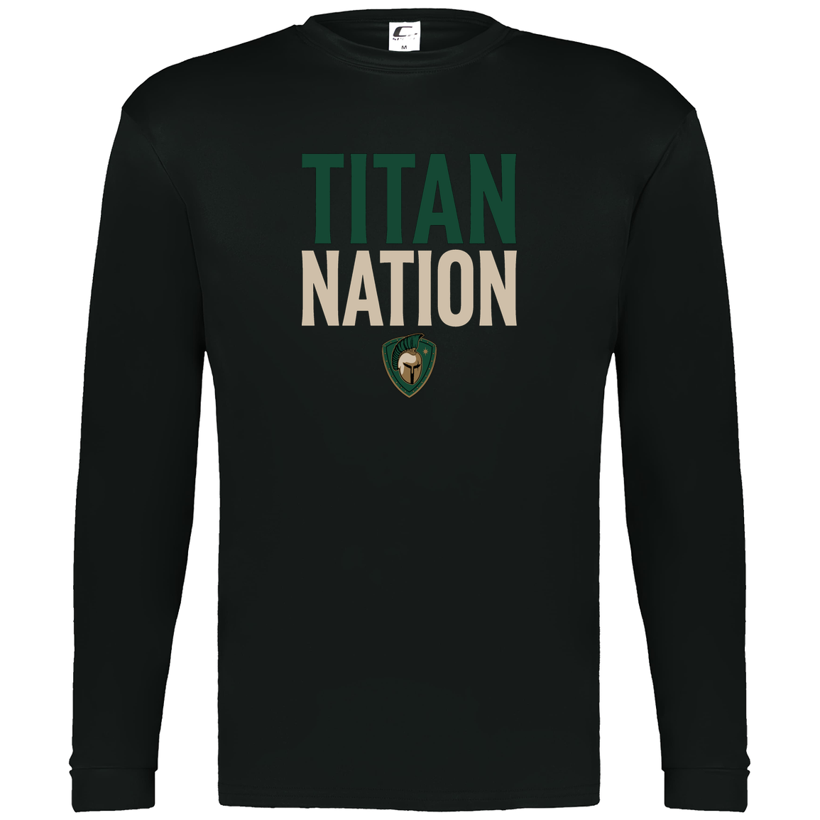 tc-titans-titan-nation-c2-mens-performance-long-sleeve-tee — Black — Front — source sha256 bf8390389ca7008f8ea4479632dc59991209d3b727afc0df33eb62bf217a9e6f — Color position 1