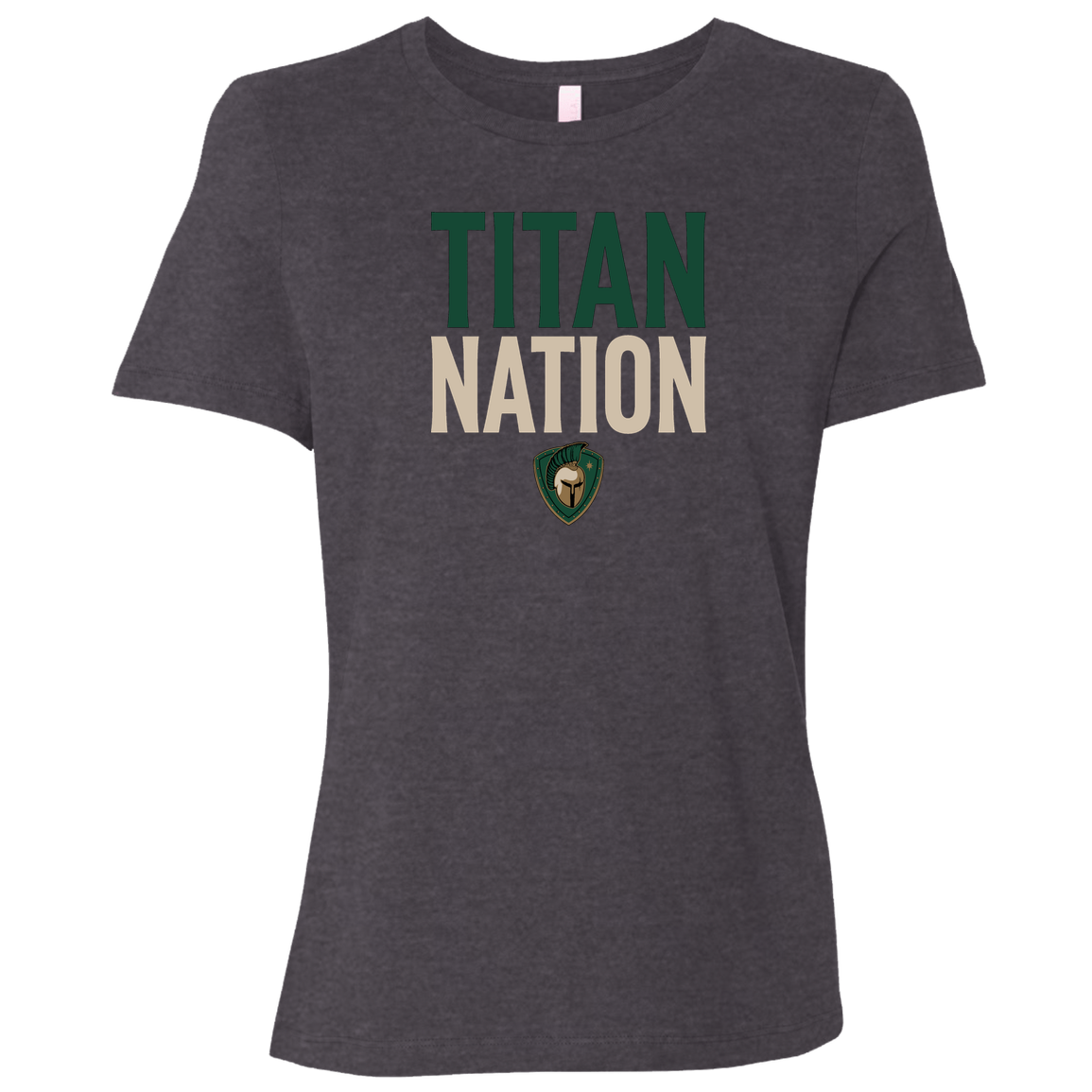 tc-titans-titan-nation-bella-canvas-ladies-relaxed-jersey-short-sleeve-t-shirt — Dark Grey Heather — Front — source sha256 d2e782a91b3ad4f3a41c5107dfcd36d802aacc4c9ace3109ce0bff074db05168 — Color position 6