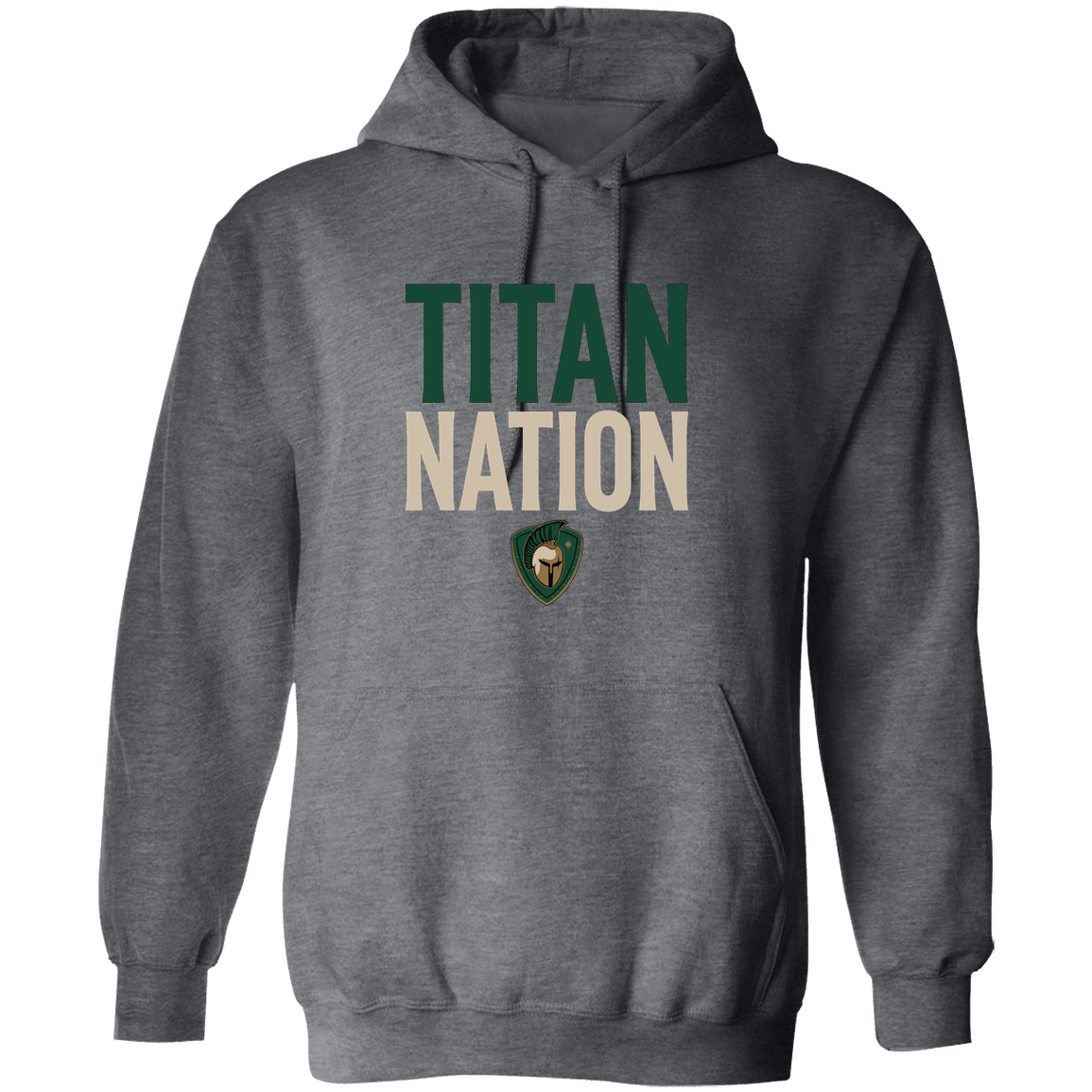 tc-titans-titan-nation-gildan-pullover-hoodie — Dark Heather — Front — source sha256 d45d89a7262dc6088589ec9f8d6481414db8234caed799030c6f4d83a9996eb7 — Color position 6