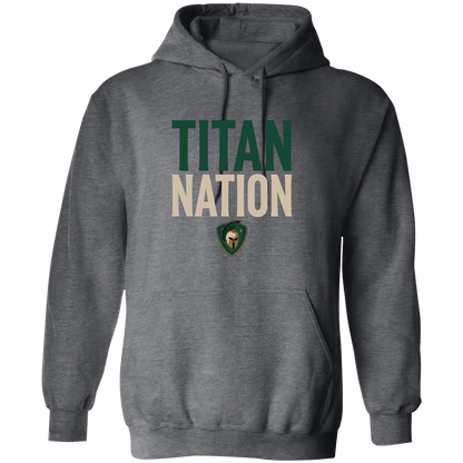 tc-titans-titan-nation-gildan-pullover-hoodie — Dark Heather — Front — source sha256 d45d89a7262dc6088589ec9f8d6481414db8234caed799030c6f4d83a9996eb7 — Color position 6