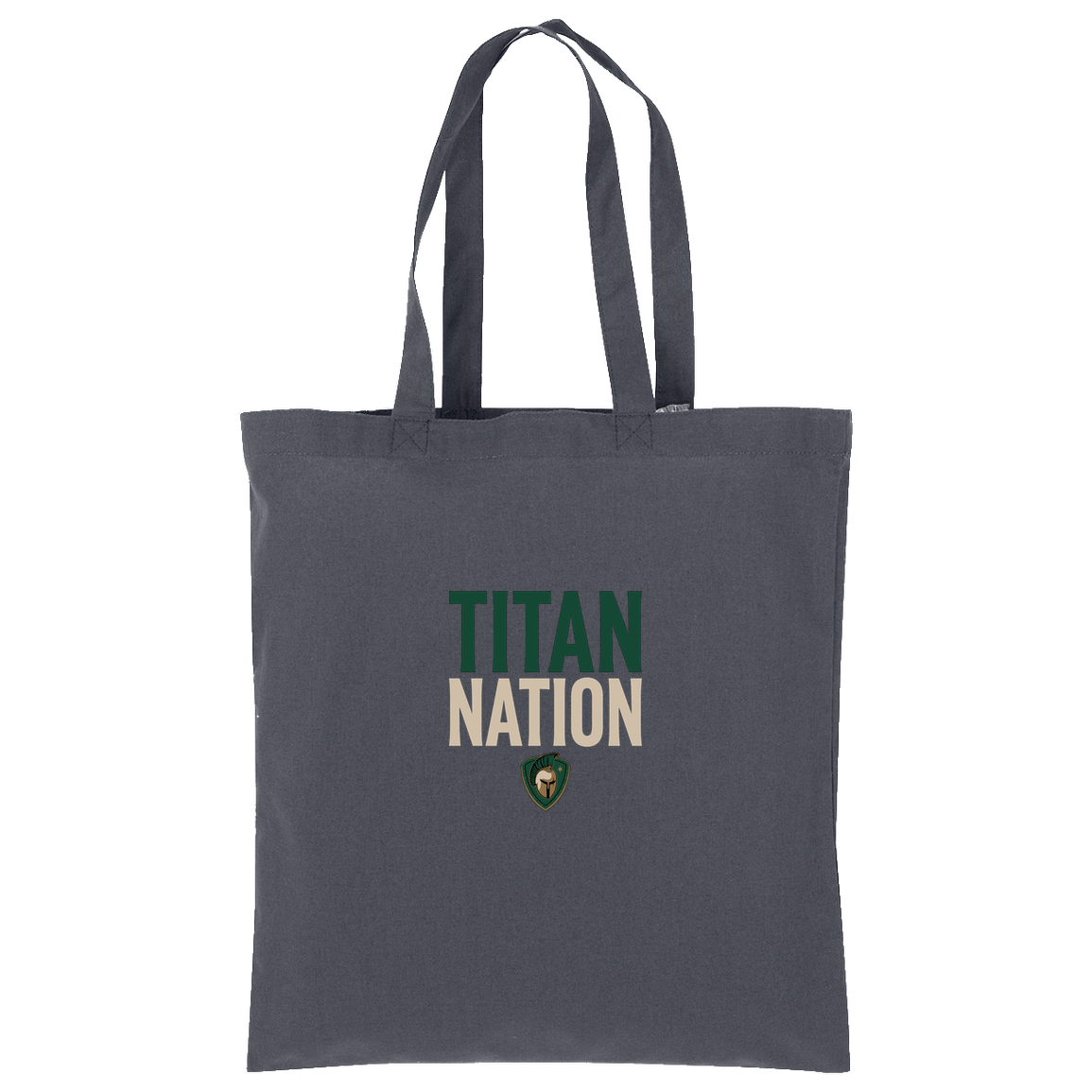 tc-titans-titan-nation-port-authority-core-cotton-tote — Storm Grey — Front — source sha256 d4951a7fe7a8530455ca2c08f669e40c0e92ca2a1c912dabf938108685b6ea1c — Color position 4