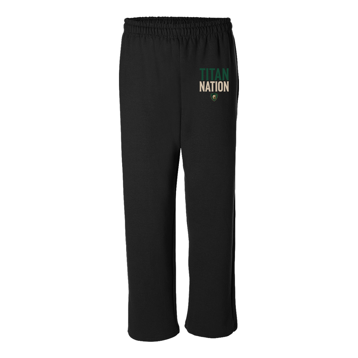 tc-titans-titan-nation-gildan-adult-heavy-blend-open-bottom-pant — Black — Front — source sha256 d8b1a7ea1153117ce1898a2e920eaef6e8343f363334c0a8fe7bafa6bb466d1f — Color position 1