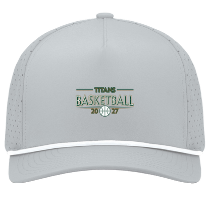 tc-titans-vintage-hardwood-pacific-headwear-weekender-perforated-snapback-cap — Silver/White — Front — source sha256 5f3623ffe6b4398d873acb30988ed6608d4ab1a045b789cd675a1c54a279787a — Color position 5