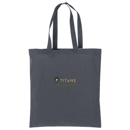 tc-titans-volleyball-basic-port-authority-core-cotton-tote — Storm Grey — Front — source sha256 122fe66af18778ebe51e800232aa498bc8902d95a3a992e4bf9b93b7f9d7203f — Color position 4