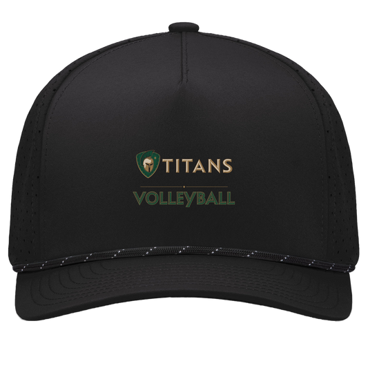 tc-titans-volleyball-basic-pacific-headwear-weekender-perforated-snapback-cap — Black/Black — Front — source sha256 2b30e3bf472780b4df3d296bd175b7732d4cbc6fcd3cbbdf472a5f35f29fe274 — Color position 1