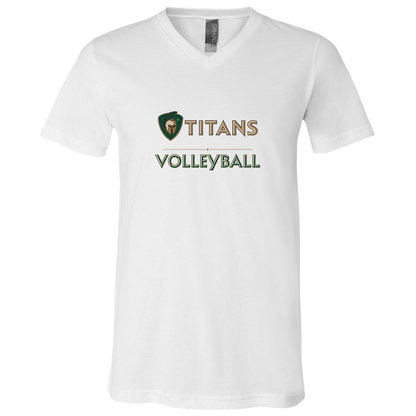 tc-titans-volleyball-basic-bella-canvas-unisex-jersey-ss-v-neck-t-shirt — White — Front — source sha256 36c10ccaf3a101d409fc4ece3431cf81f257c27793621ed5a4496f557189ef0b — Color position 1