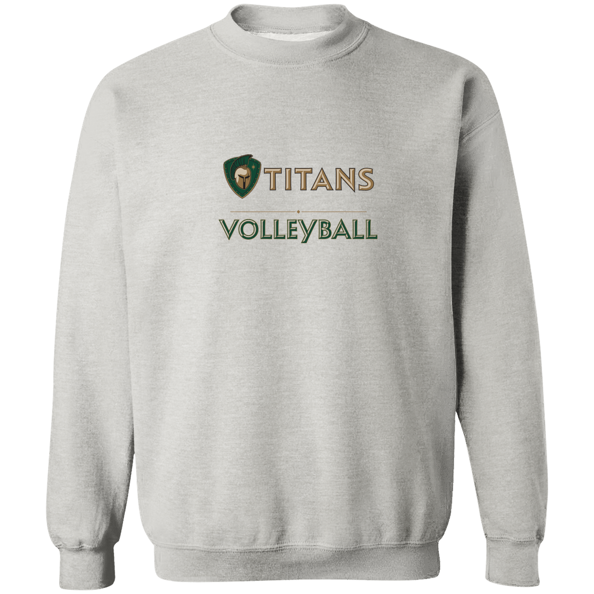 tc-titans-volleyball-basic-gildan-crewneck-pullover-sweatshirt — Ash — Front — source sha256 a31e4aeef88e92ae6fc3de51aba02ac04cecb6ef92d03285aa626184c5e9068c — Color position 2